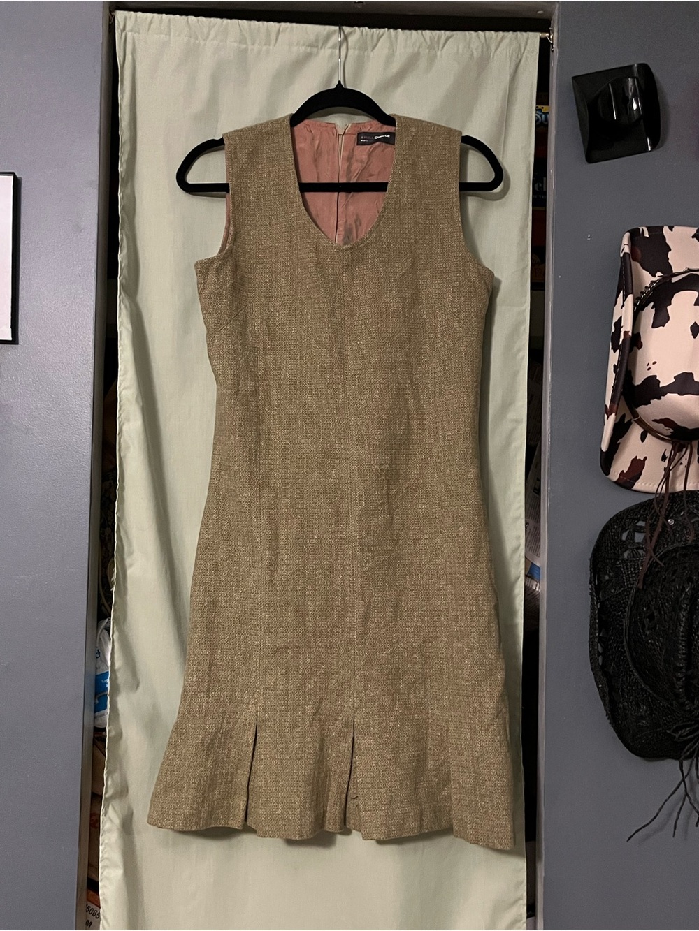 Women’s Vintage Pleated Dress